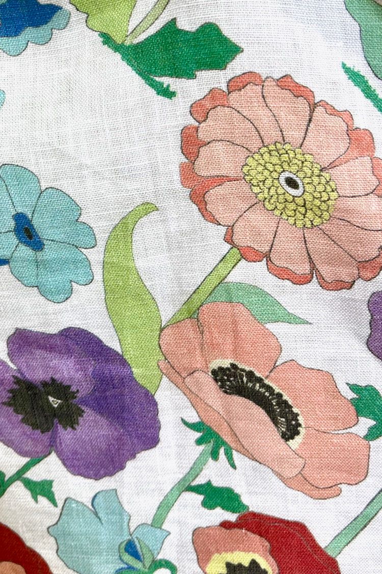 VRG GRL Market Blooms Linen Tie Back Top sold by Verge Girl product image thumbnail 13