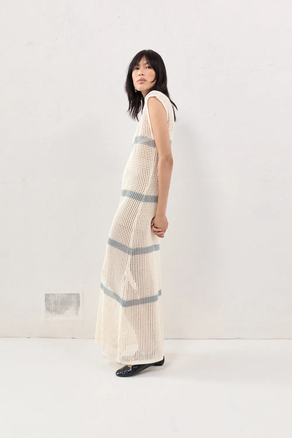 Elea Knit Maxi Dress Stripe sold by Verge Girl product image thumbnail 2
