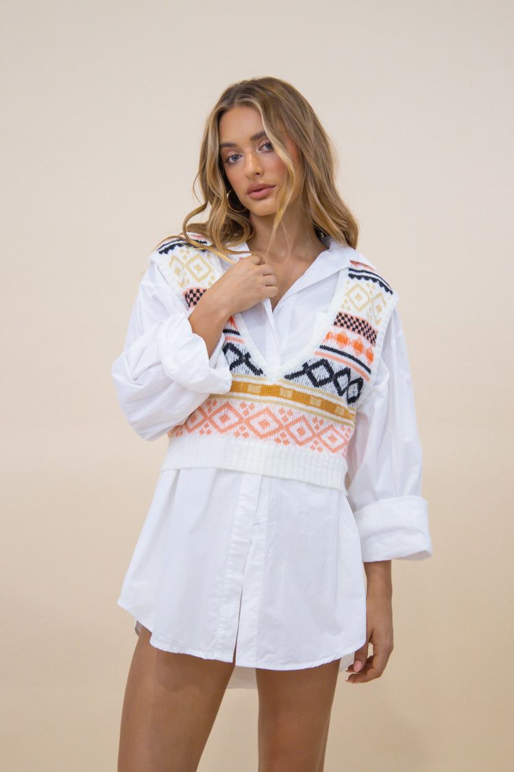 VRG GRL Run Free Knit Vest // Print sold by Verge Girl product image thumbnail 8