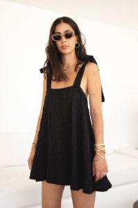 VRG GRL Your Energy Mini Dress // Black sold by Verge Girl