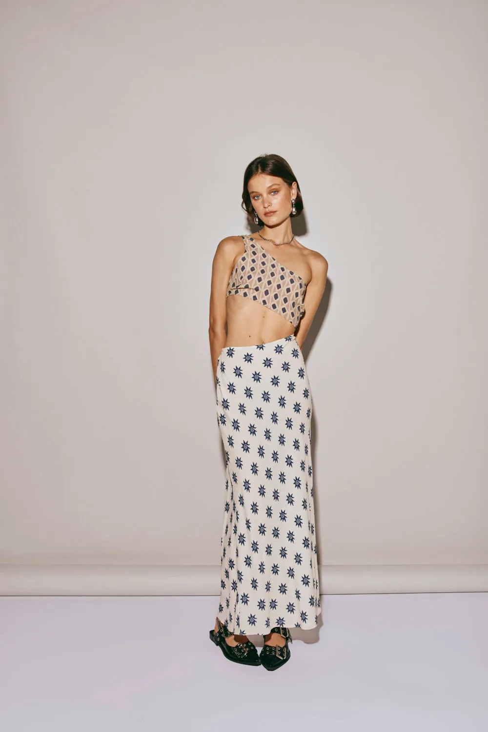 Ray Of Sun Bias Cut Maxi Dress Soleil sold by Verge Girl