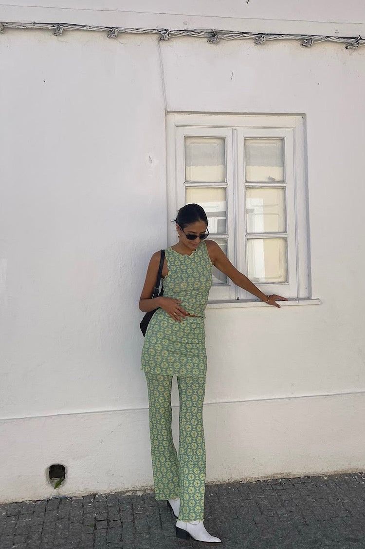 VRG GRL 70's Moment 3 Piece Set // Lime sold by Verge Girl