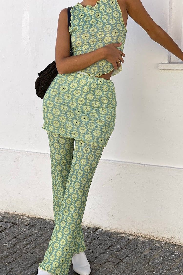 VRG GRL 70's Moment 3 Piece Set // Lime sold by Verge Girl product image thumbnail 3