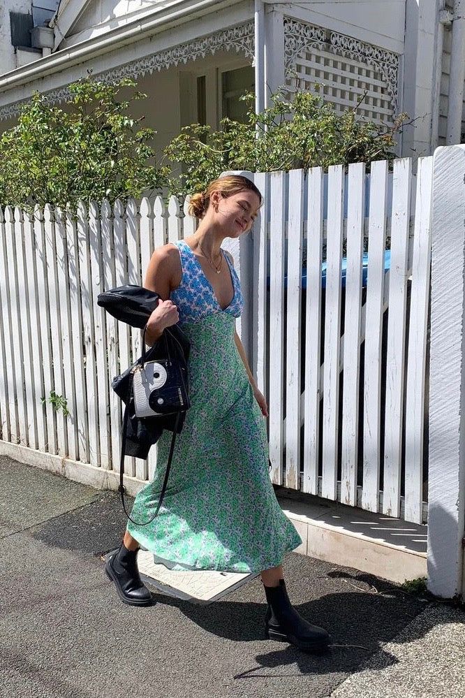 Postcards From Italy Bias Cut Midi Dress Floral sold by Verge Girl product image thumbnail 4