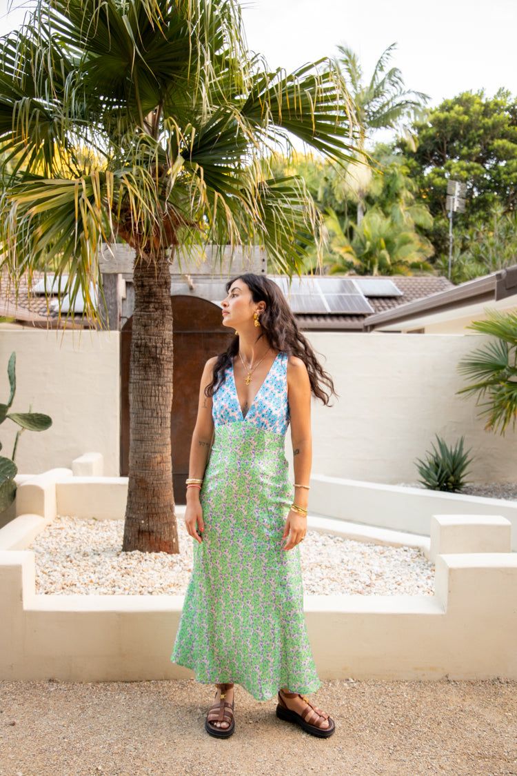 Postcards From Italy Bias Cut Midi Dress Floral sold by Verge Girl product image thumbnail 5