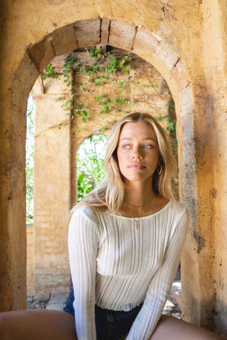 Part Time Lovers Knit Top White sold by Verge Girl product image thumbnail 8