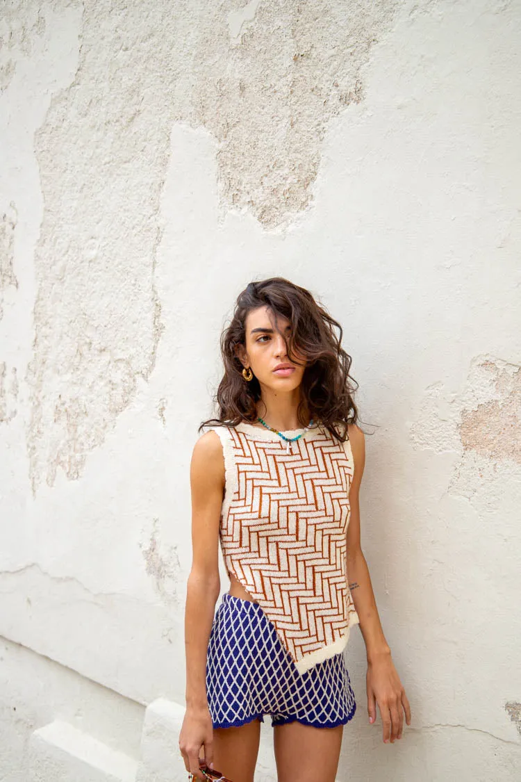 Isamaya Knit Top Natural sold by Verge Girl product image thumbnail 4