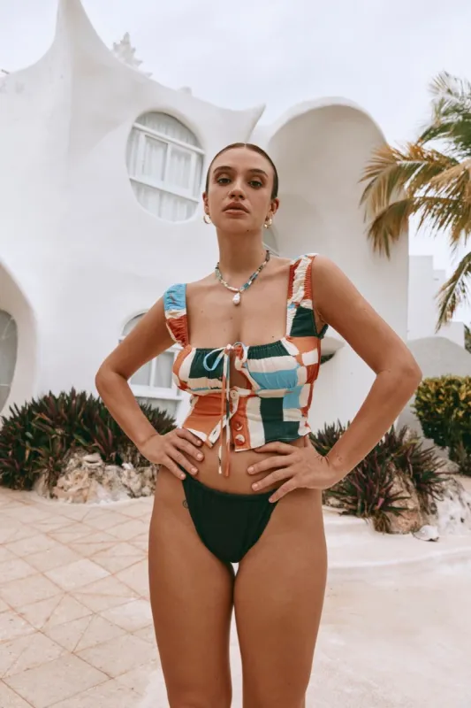 Jorja Top Check sold by Verge Girl