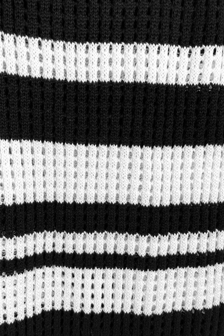 VRG GRL Work Of Art Crochet Maxi Dress // Black Stripe sold by Verge Girl product image thumbnail 10