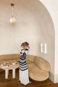 VRG GRL Work Of Art Crochet Maxi Dress // Black Stripe sold by Verge Girl
