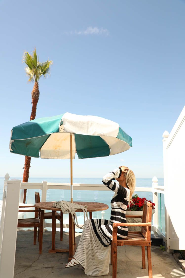 VRG GRL Work Of Art Crochet Maxi Dress // Black Stripe sold by Verge Girl product image thumbnail 8