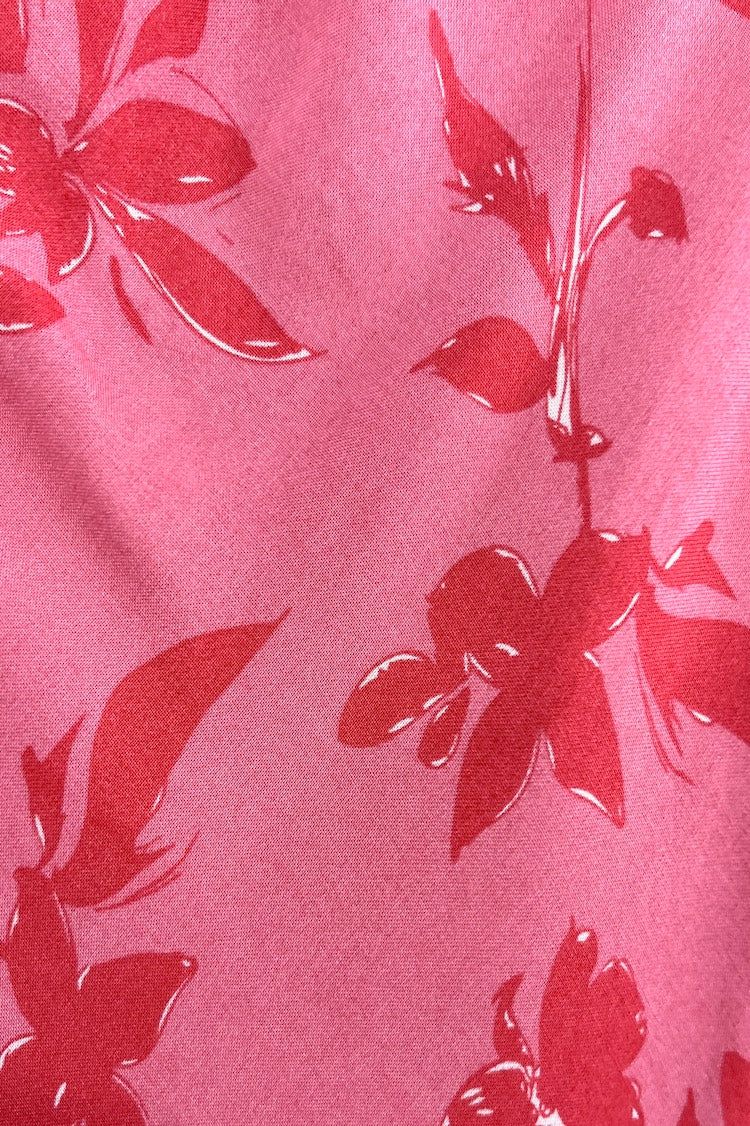 VRG GRL Italian Villa Tie Front Crop Top // Fuchsia sold by Verge Girl product image thumbnail 7