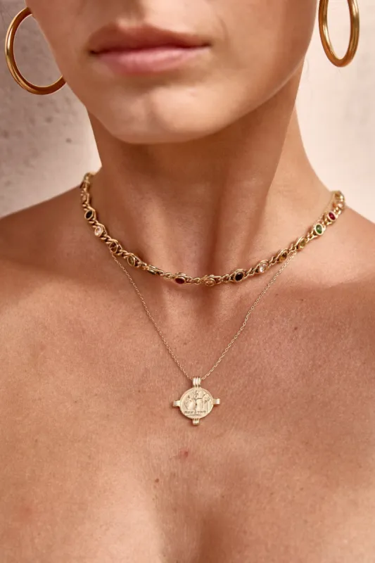 Otis Necklace Gold sold by Verge Girl