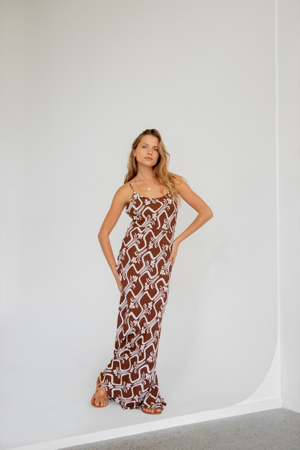 Galleria Bias Cut Maxi Dress Rustica sold by Verge Girl product image thumbnail 4