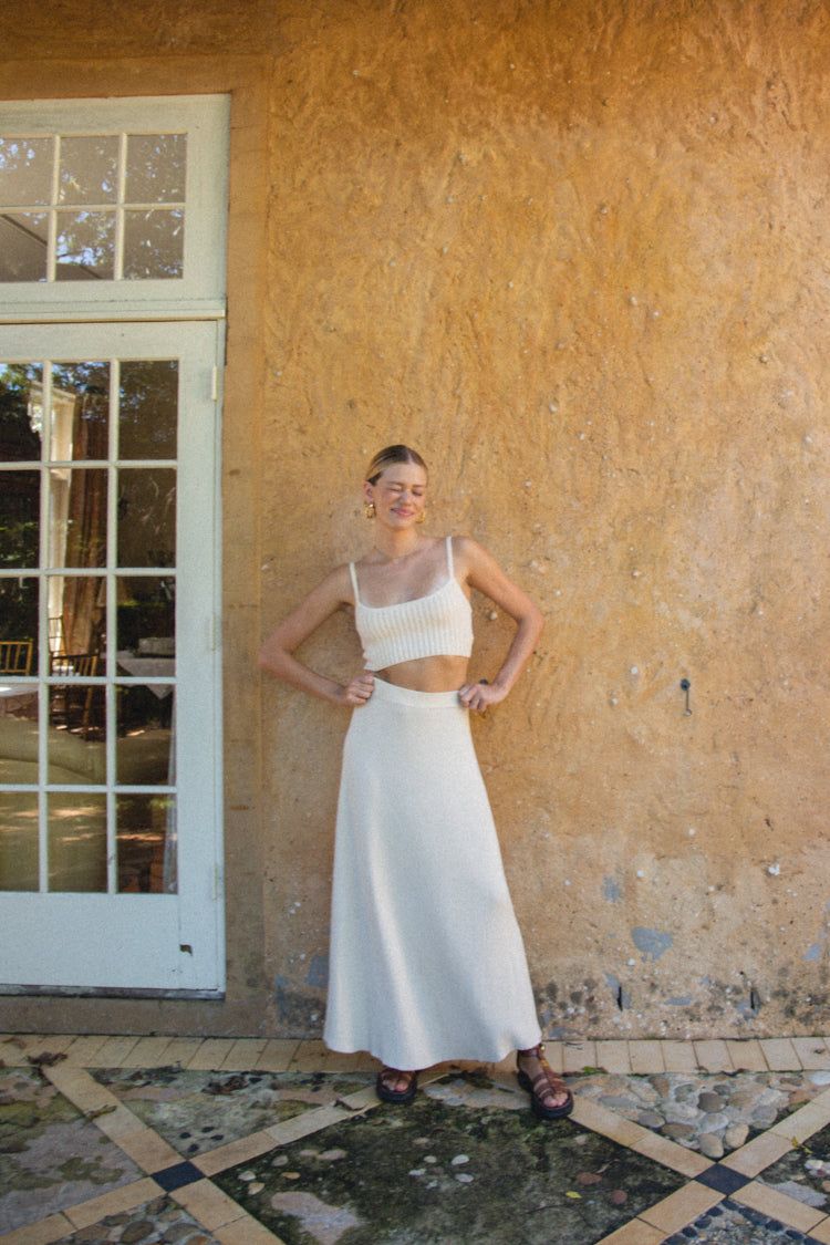 Body Language Knit Maxi Skirt Natural sold by Verge Girl product image thumbnail 2
