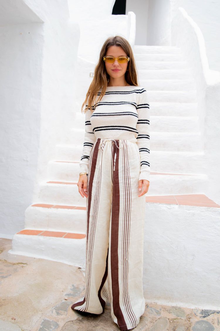 VRG GRL Place Of Rhythm Knit Top // Stripe sold by Verge Girl product image thumbnail 6