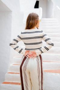 VRG GRL Place Of Rhythm Knit Top // Stripe sold by Verge Girl