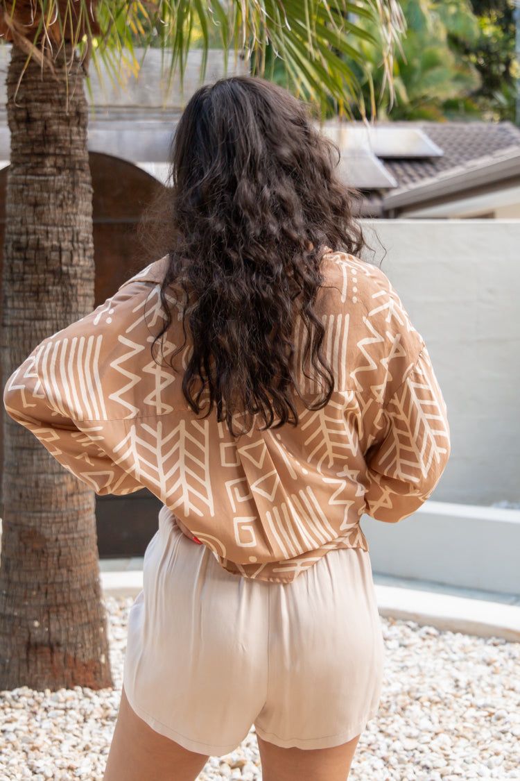 Sunrise Vista Shorts Nude sold by Verge Girl product image thumbnail 5