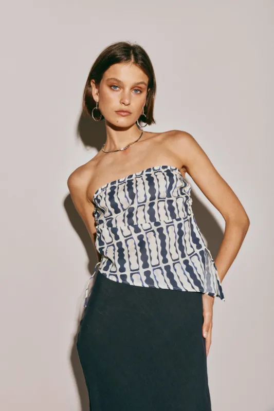 Sunrays Linen Top Zouri sold by Verge Girl