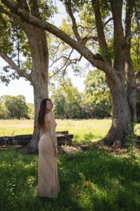 VRG GRL Body & Soul Knit Maxi Dress // Tan sold by Verge Girl
