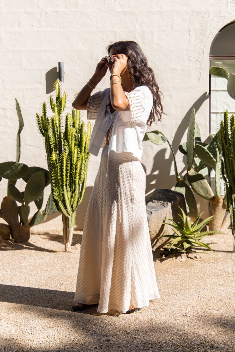 Las Palmas Maxi Skirt Cream sold by Verge Girl product image thumbnail 3