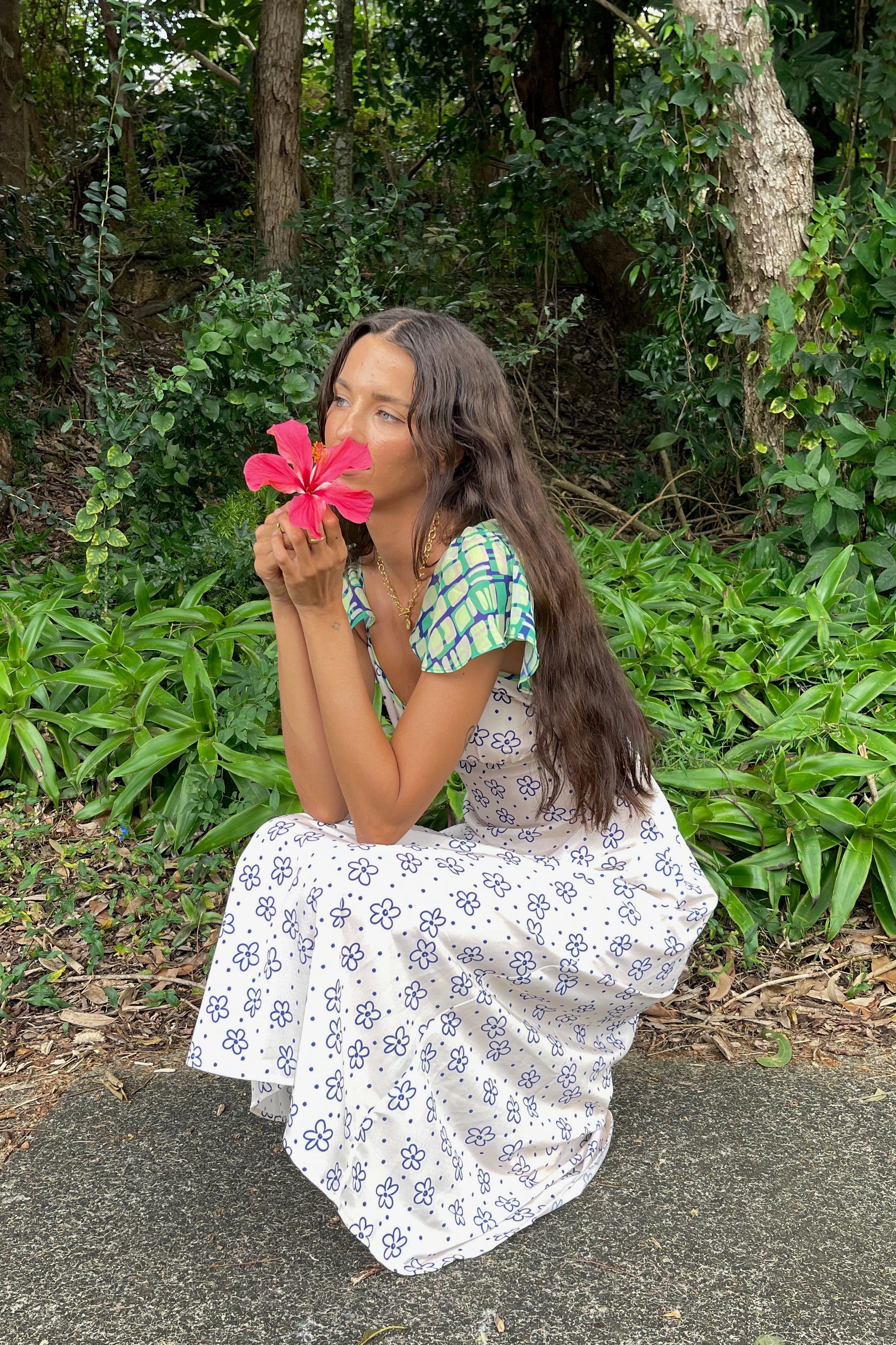 VRG GRL Your Muse Midi Dress // Floral sold by Verge Girl product image thumbnail 2