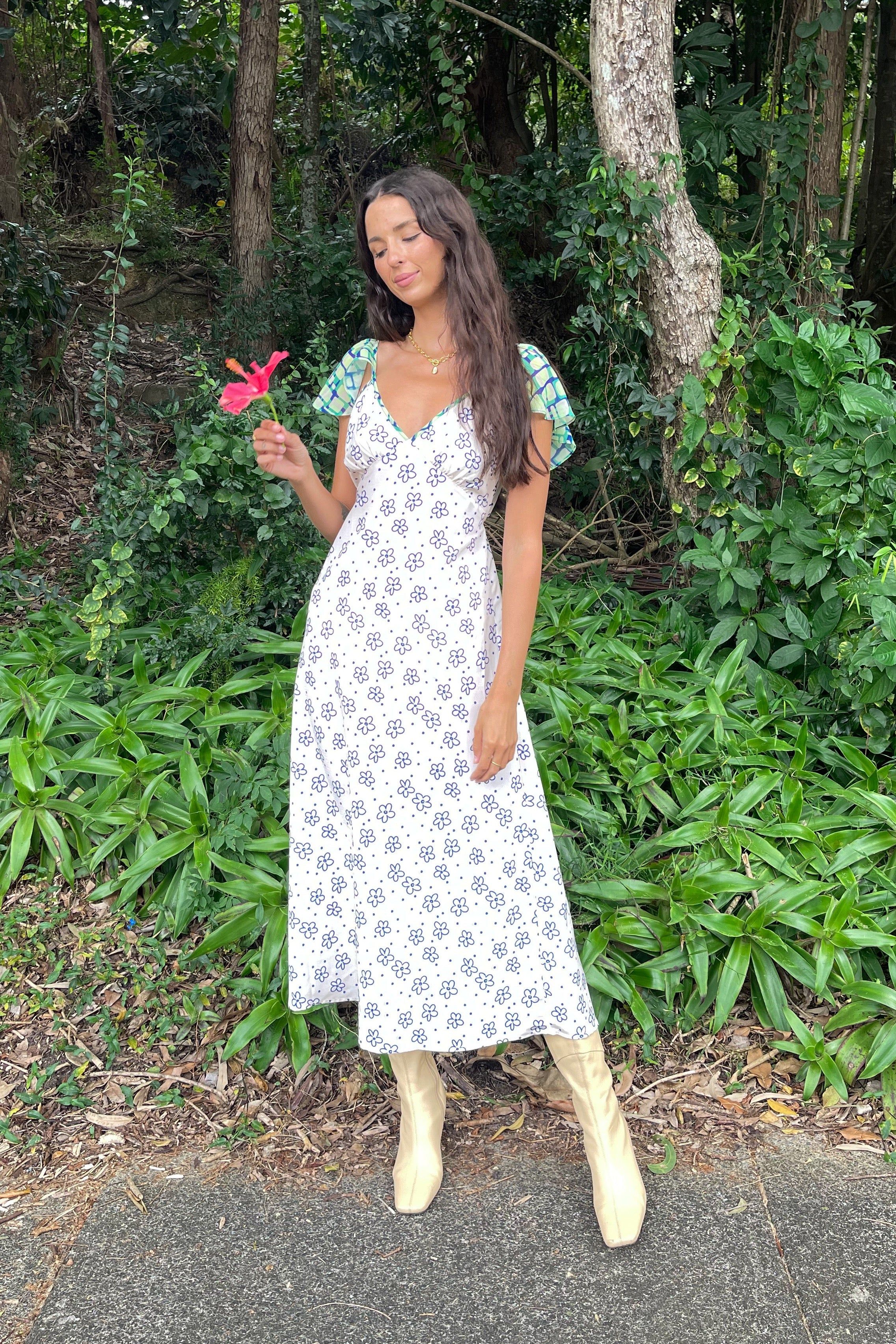 VRG GRL Your Muse Midi Dress // Floral sold by Verge Girl product image thumbnail 5