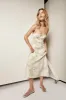 Matilda Linen Bias Cut Maxi Dress Florette sold by Verge Girl