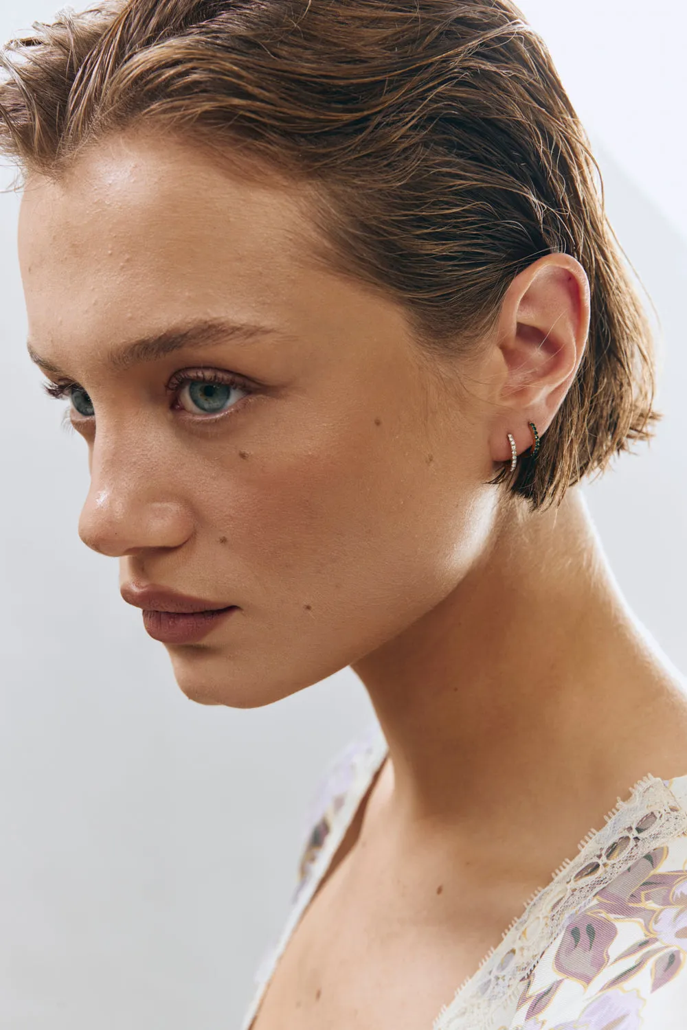 Mari Earrings Green sold by Verge Girl