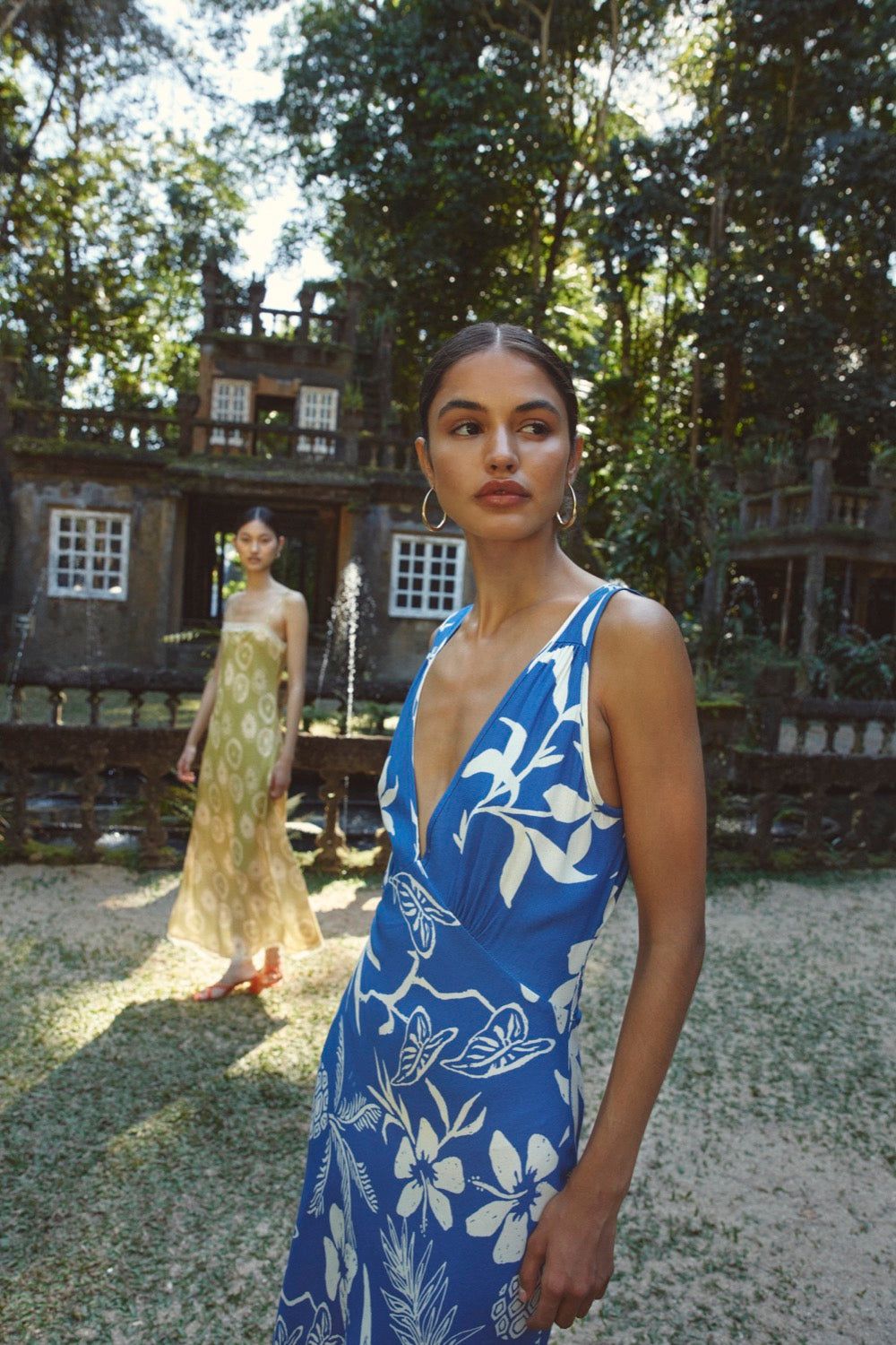 Lust For Sun Bias Cut Maxi Dress Blue sold by Verge Girl product image thumbnail 4