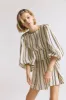 Tularosa Linen Mini Dress Lemon sold by Verge Girl