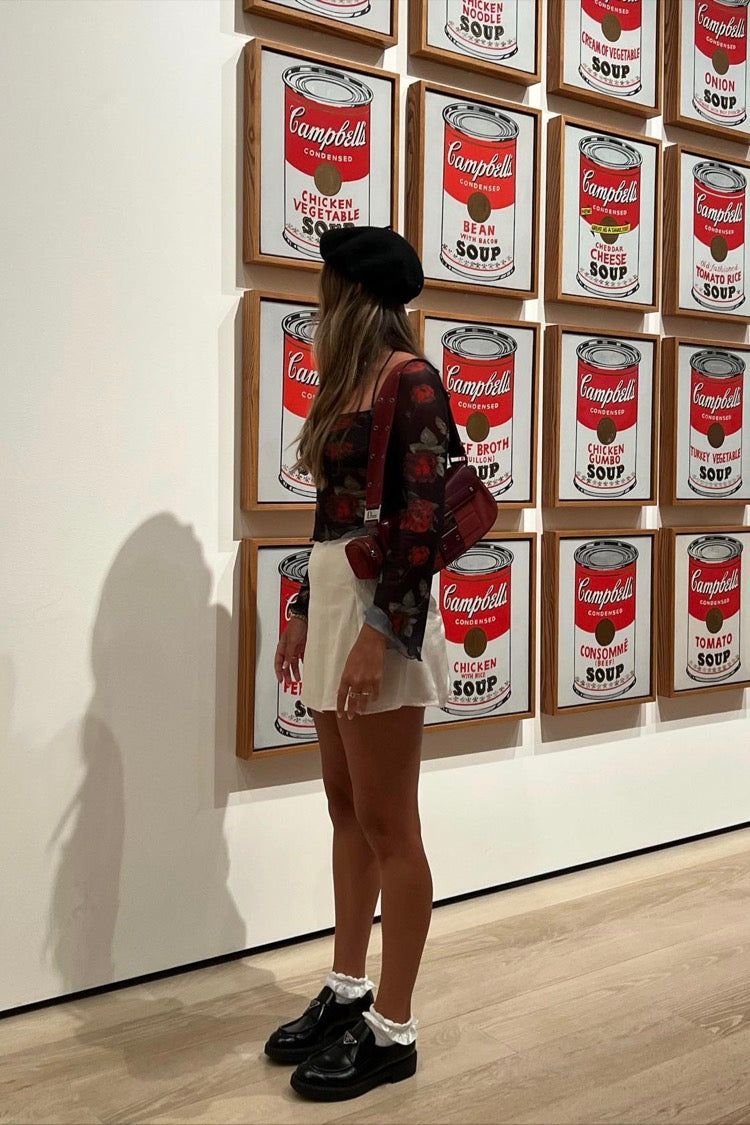 VRG GRL Scarlet Mesh Top // Floral sold by Verge Girl product image thumbnail 2