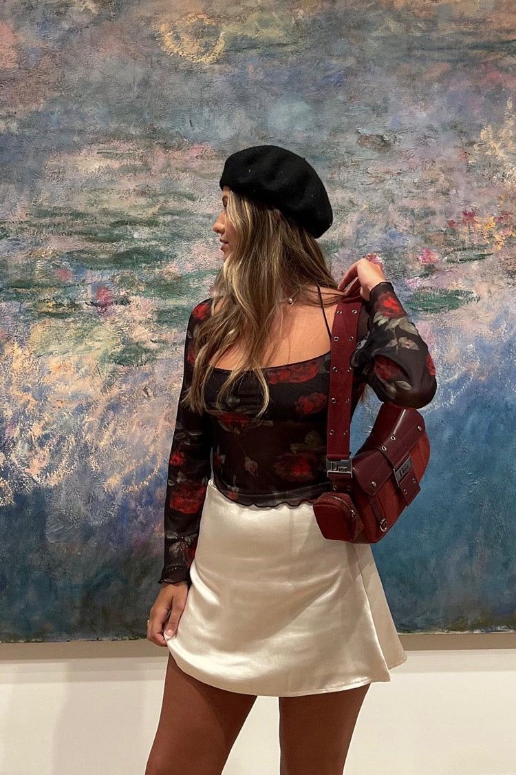 VRG GRL Scarlet Mesh Top // Floral sold by Verge Girl