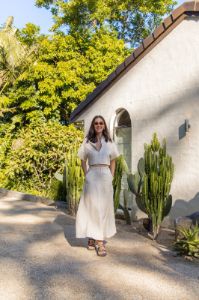Baja Linen Top Natural sold by Verge Girl
