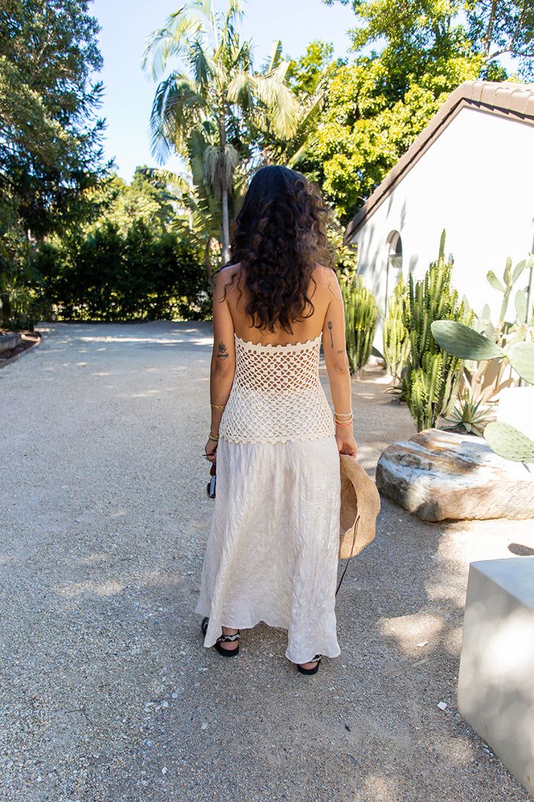 VRG GRL Solara Midi Skirt // Cream sold by Verge Girl product image thumbnail 7