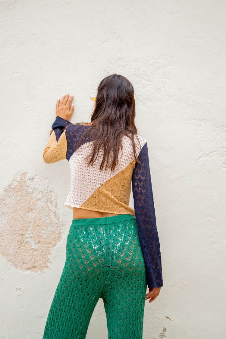 VRG GRL Take The Focus Knit Top // Natural sold by Verge Girl product image thumbnail 6