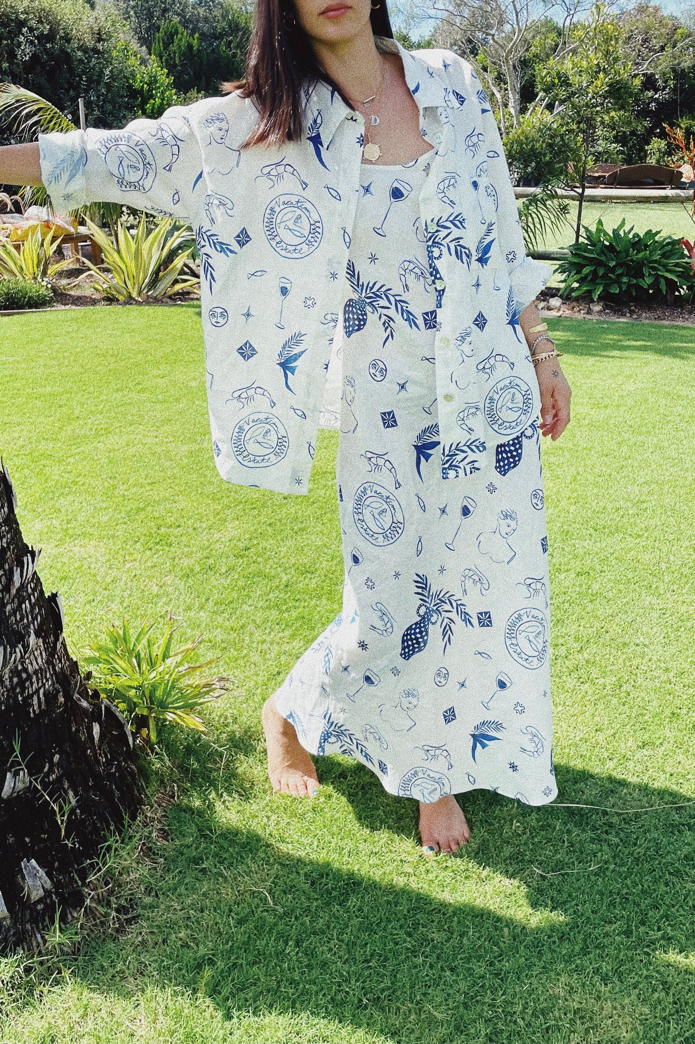 Il Sole Linen Shirt Print sold by Verge Girl product image thumbnail 6