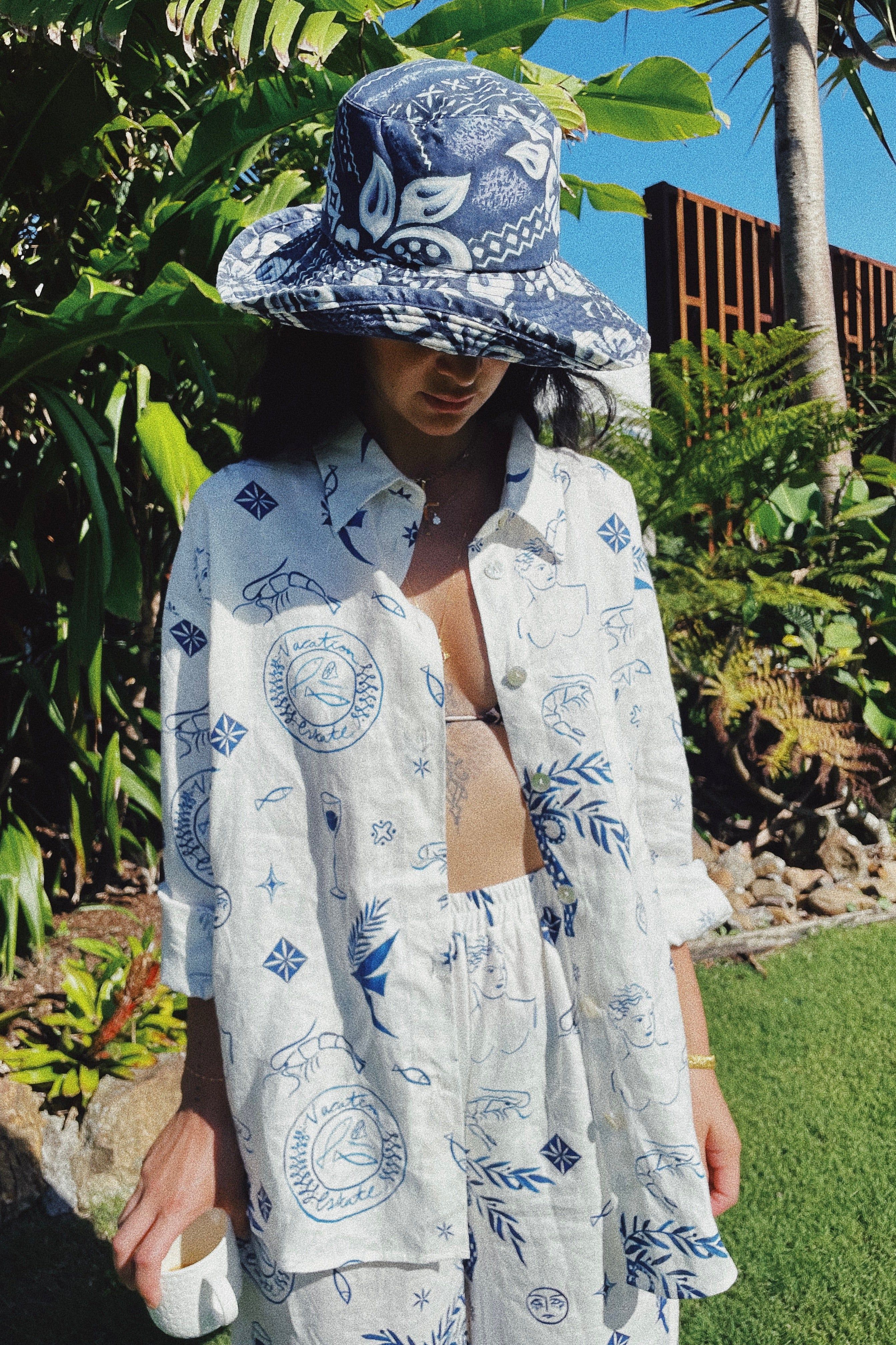 Il Sole Linen Shirt Print sold by Verge Girl product image thumbnail 4