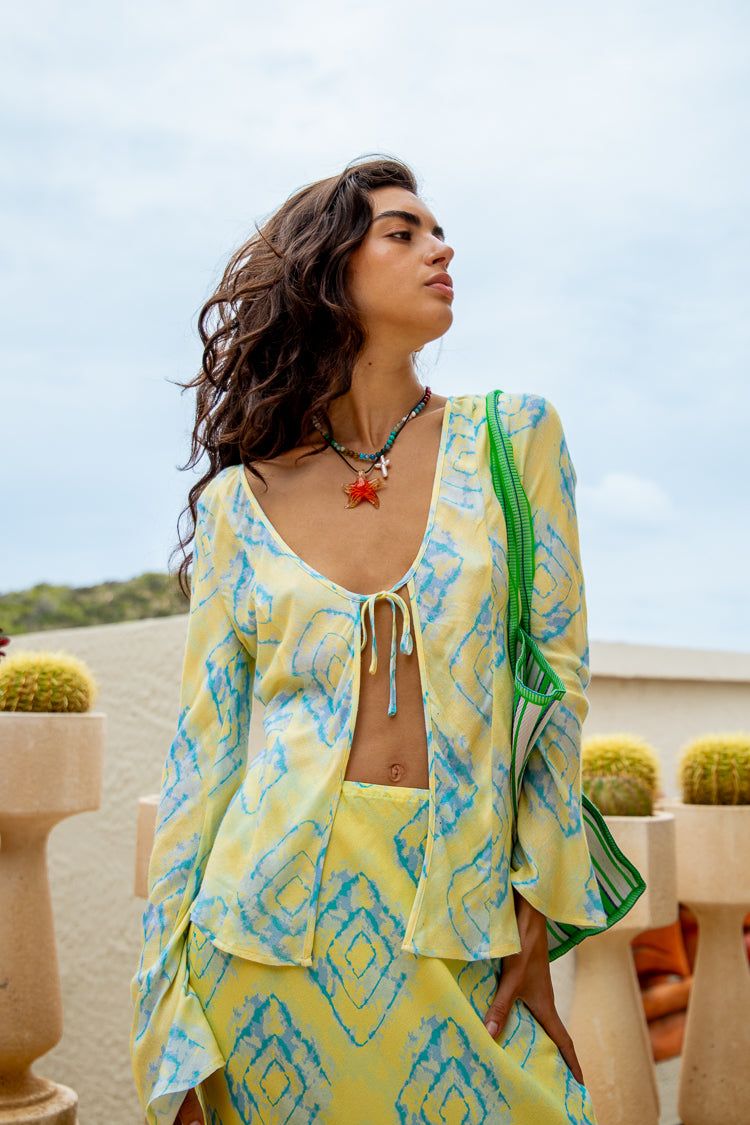 VRG GRL Euphoric Tie Front Top // Solis sold by Verge Girl product image thumbnail 2