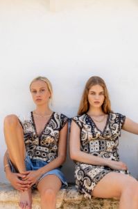 VRG GRL Vintage Lover Tie Back Top // Azalea sold by Verge Girl