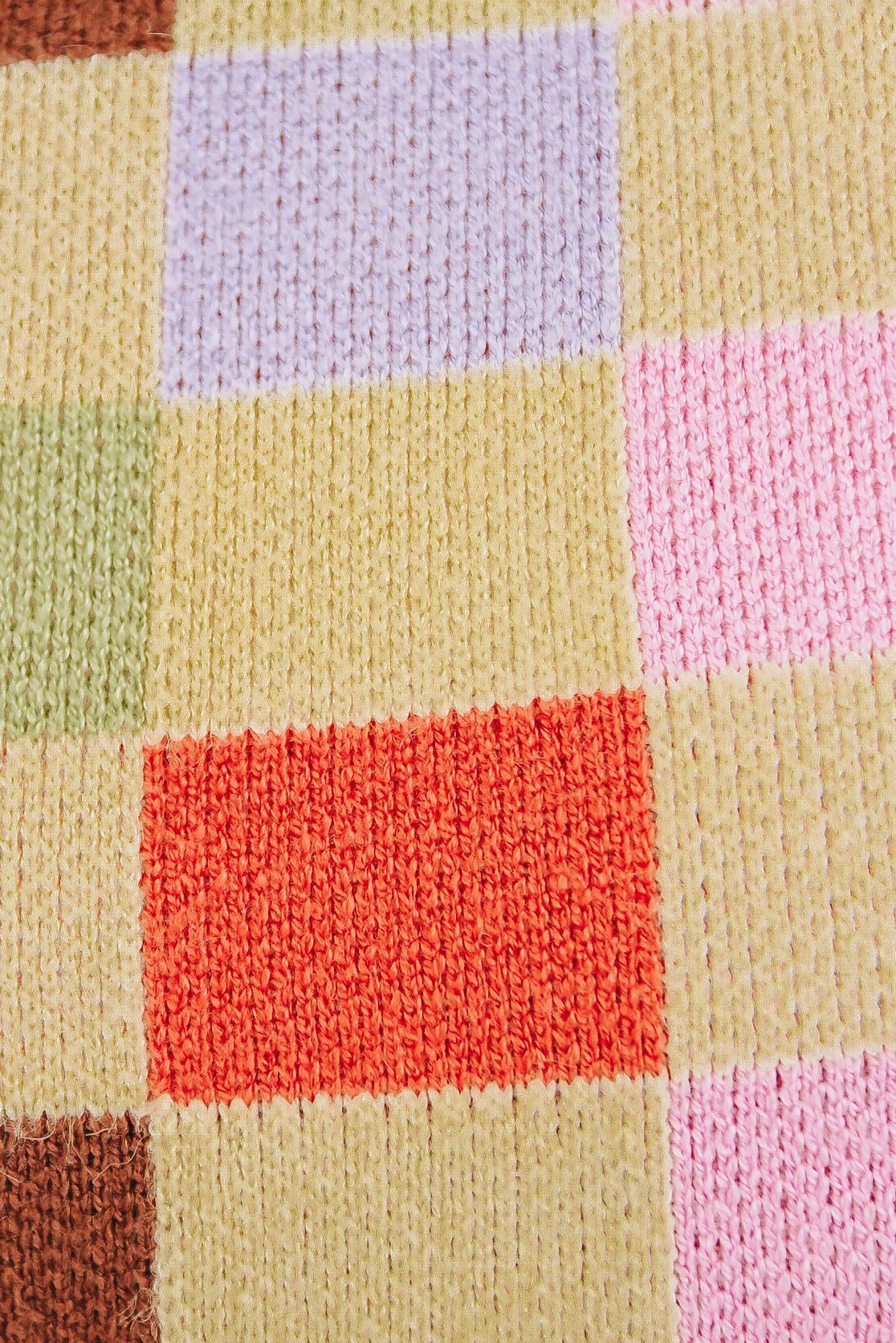 An Artists World Knit Mini Skirt Check sold by Verge Girl product image thumbnail 8