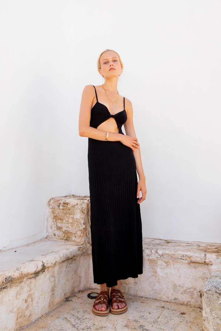 VRG GRL Blondie Knit Midi Dress // Black sold by Verge Girl product image thumbnail 3