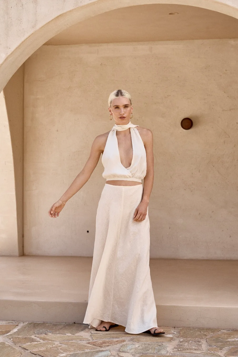 Elsa Top Cream sold by Verge Girl product image thumbnail 2