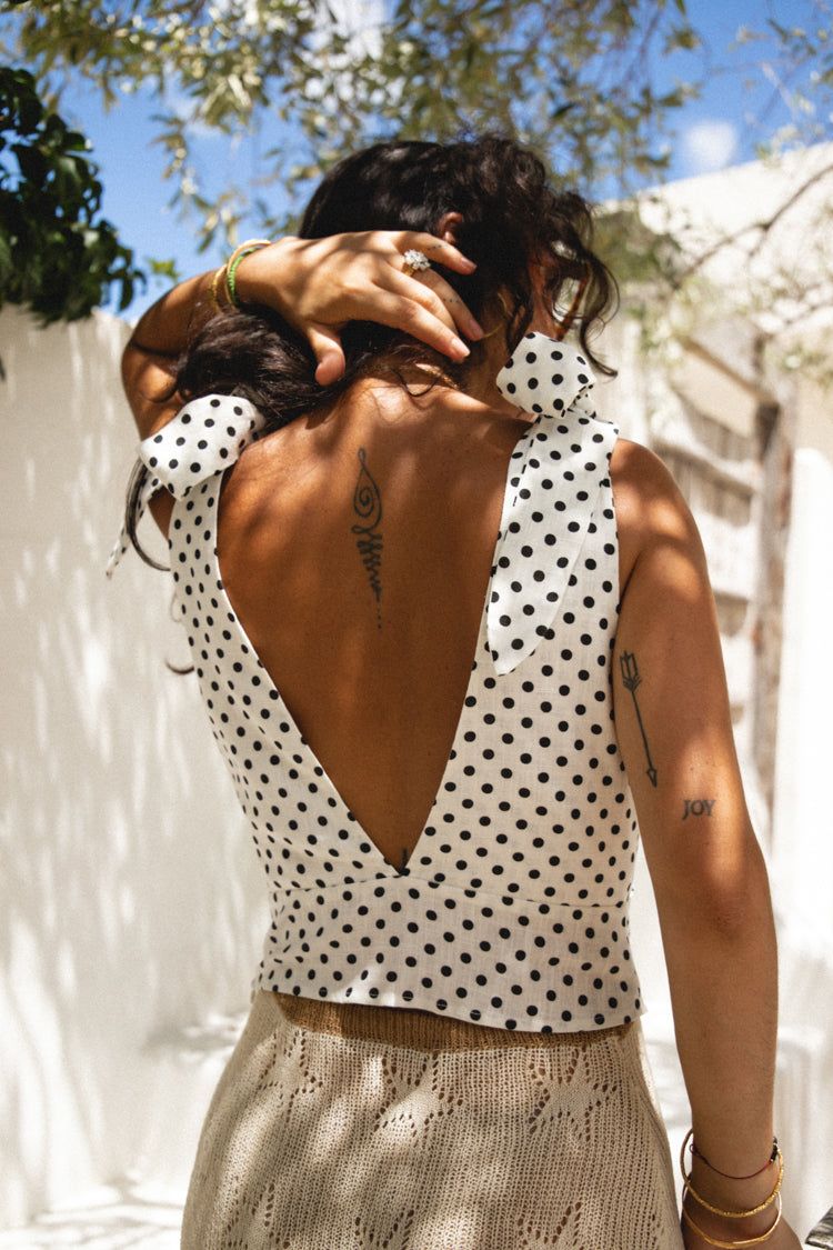 Summer Nostalgia Tie Top White sold by Verge Girl product image thumbnail 7