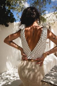 VRG GRL Summer Nostalgia Tie Top // White sold by Verge Girl