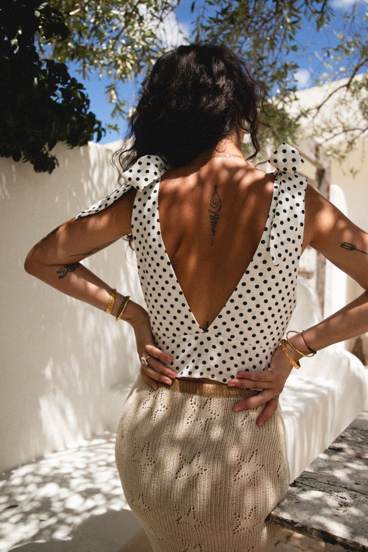 Summer Nostalgia Tie Top White sold by Verge Girl product image thumbnail 5