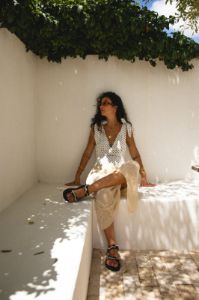 VRG GRL Summer Nostalgia Tie Top // White sold by Verge Girl