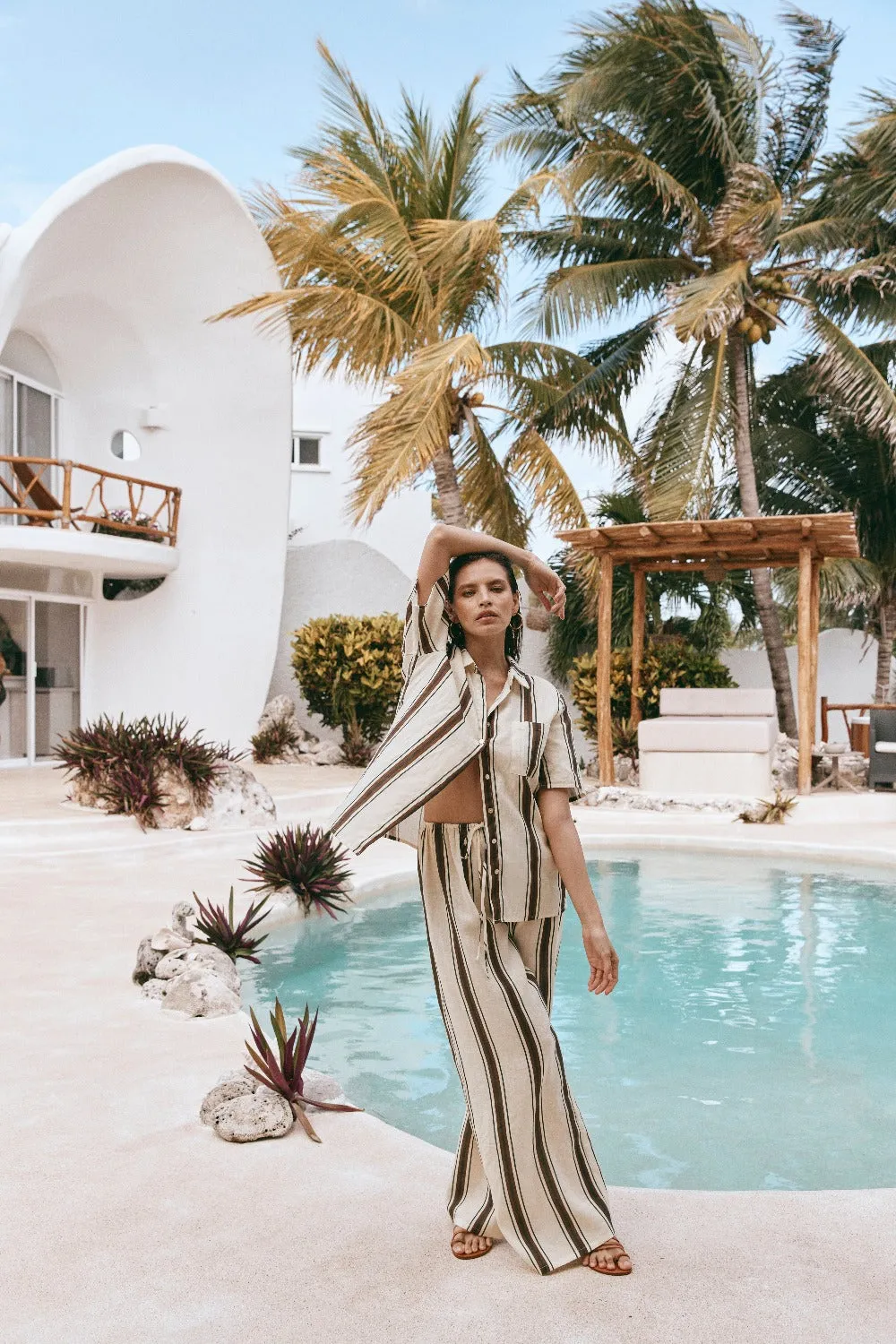 Phoenix Linen Shirt Dune sold by Verge Girl product image thumbnail 3