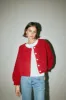 Elsie Knit Cardigan Chilli sold by Verge Girl