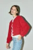 Elsie Knit Cardigan Chilli sold by Verge Girl